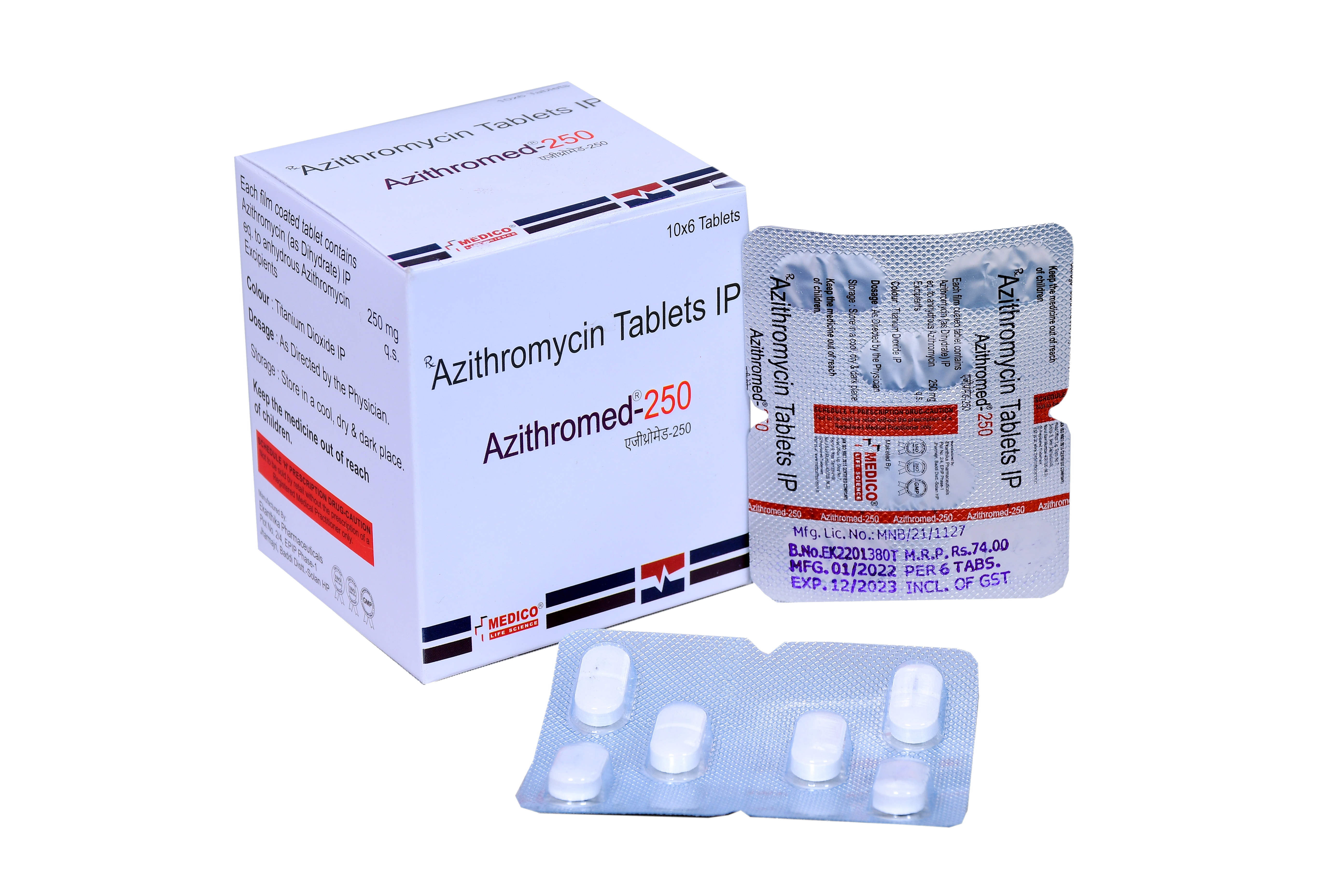 AZITHROMED-250 TAB